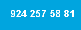 924 257 58 81 924 257 58 81